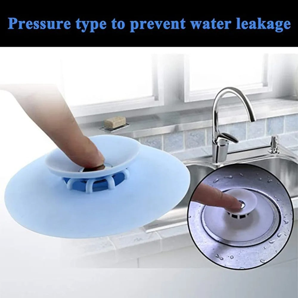 Flexible Drain Plug with Hair Strainer
