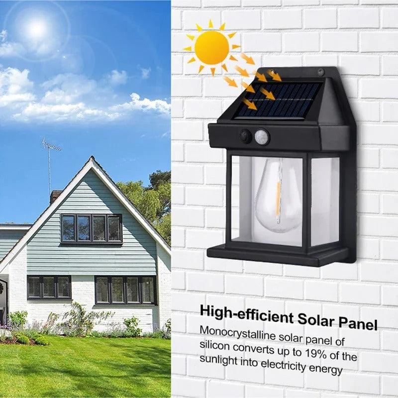 Solar Wall Light with Motion Sensor