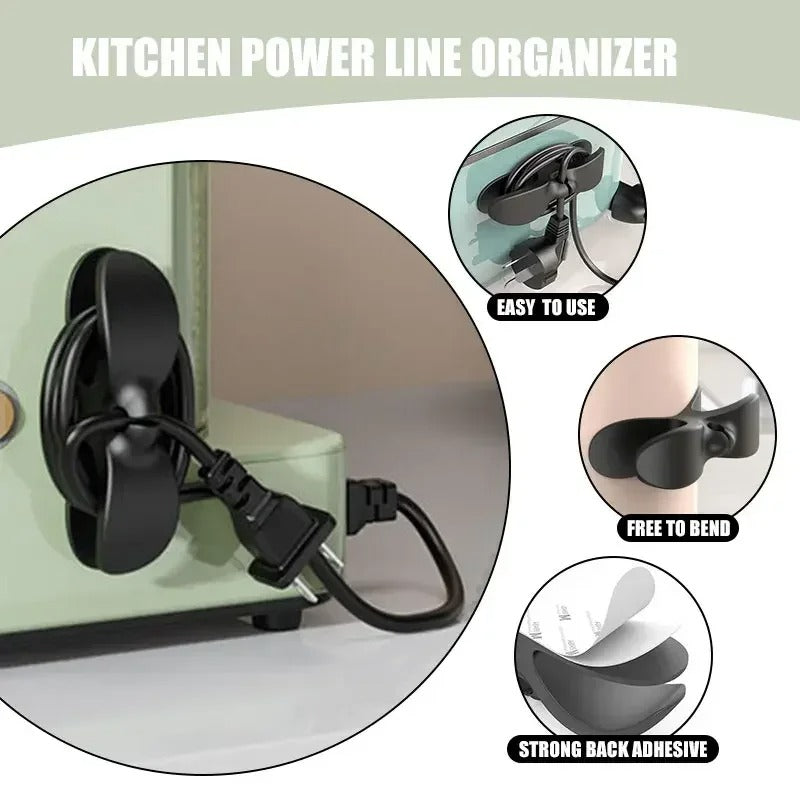 Space - Saving Cable Holder for the Kitchen