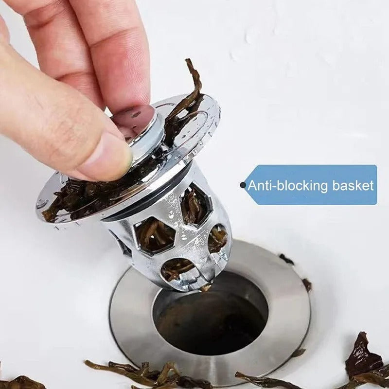 Universal Washbasin Drain Plug - Perfect Fit for Every Washbasin
