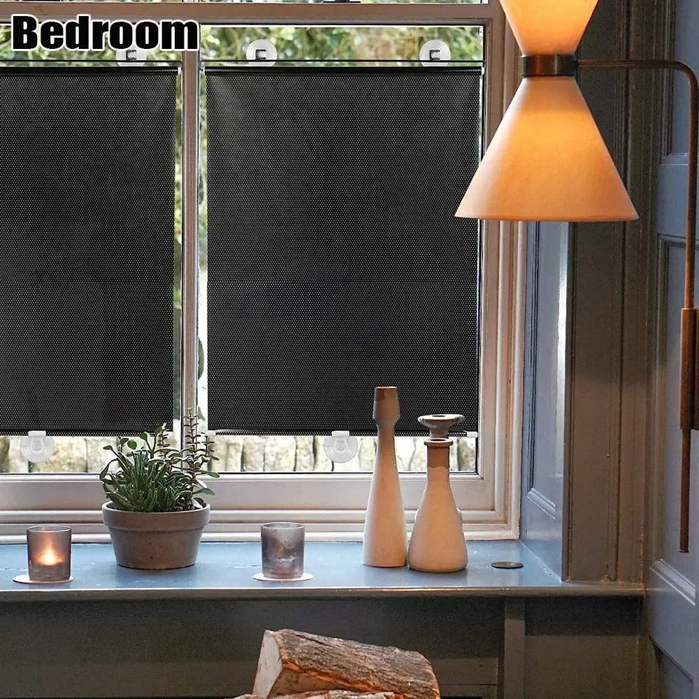 Vision - Blocking Roller Blind for Balcony & Windows - Stylish Protection From the Sun & Prying Eyes