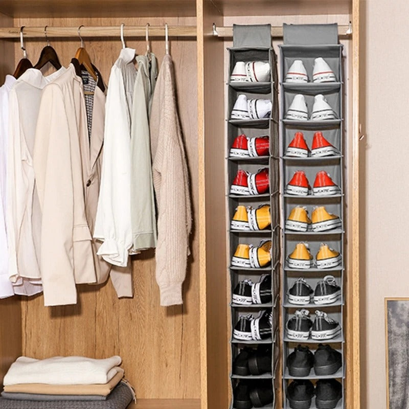 Practical 10 - Compartment Hanging Organiser for Shoes and Accessories