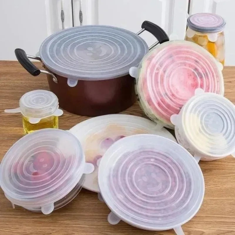 Frischeflex - Stretchable Silicone Lids for an Environmentally Friendly Kitchen