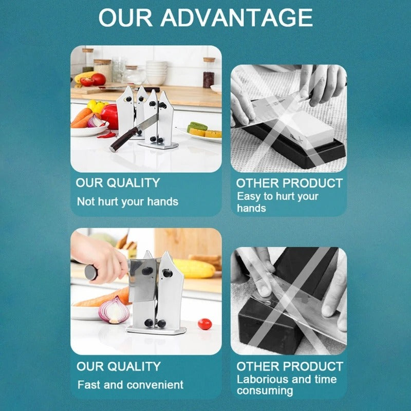 Stainless Steel Knife Sharpener for Kitchen Knives