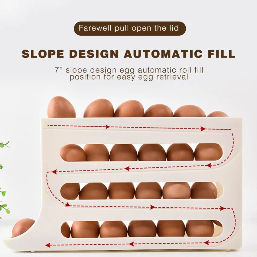 Four - Tier Egg Organiser Shelf