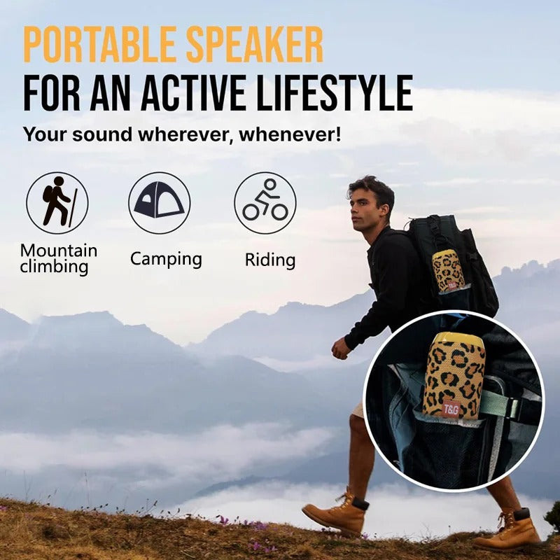 Compact Bluetooth Speaker with Versatile Connection Options