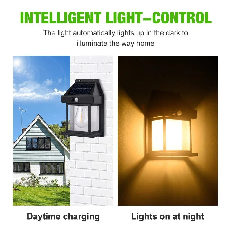 Solar Wall Light with Motion Sensor