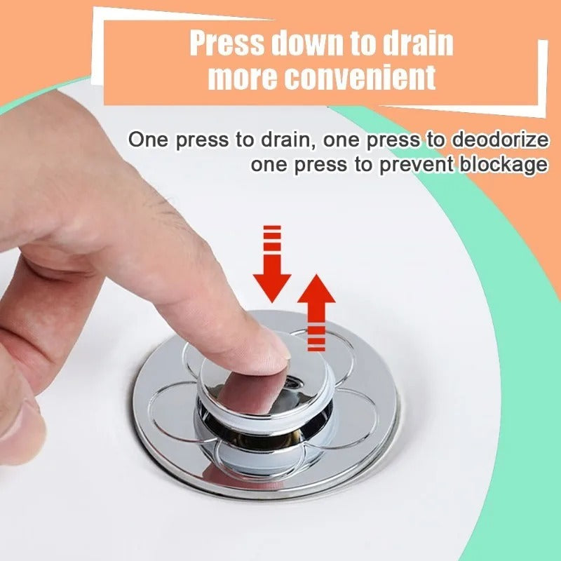 Universal Washbasin Drain Plug - Perfect Fit for Every Washbasin