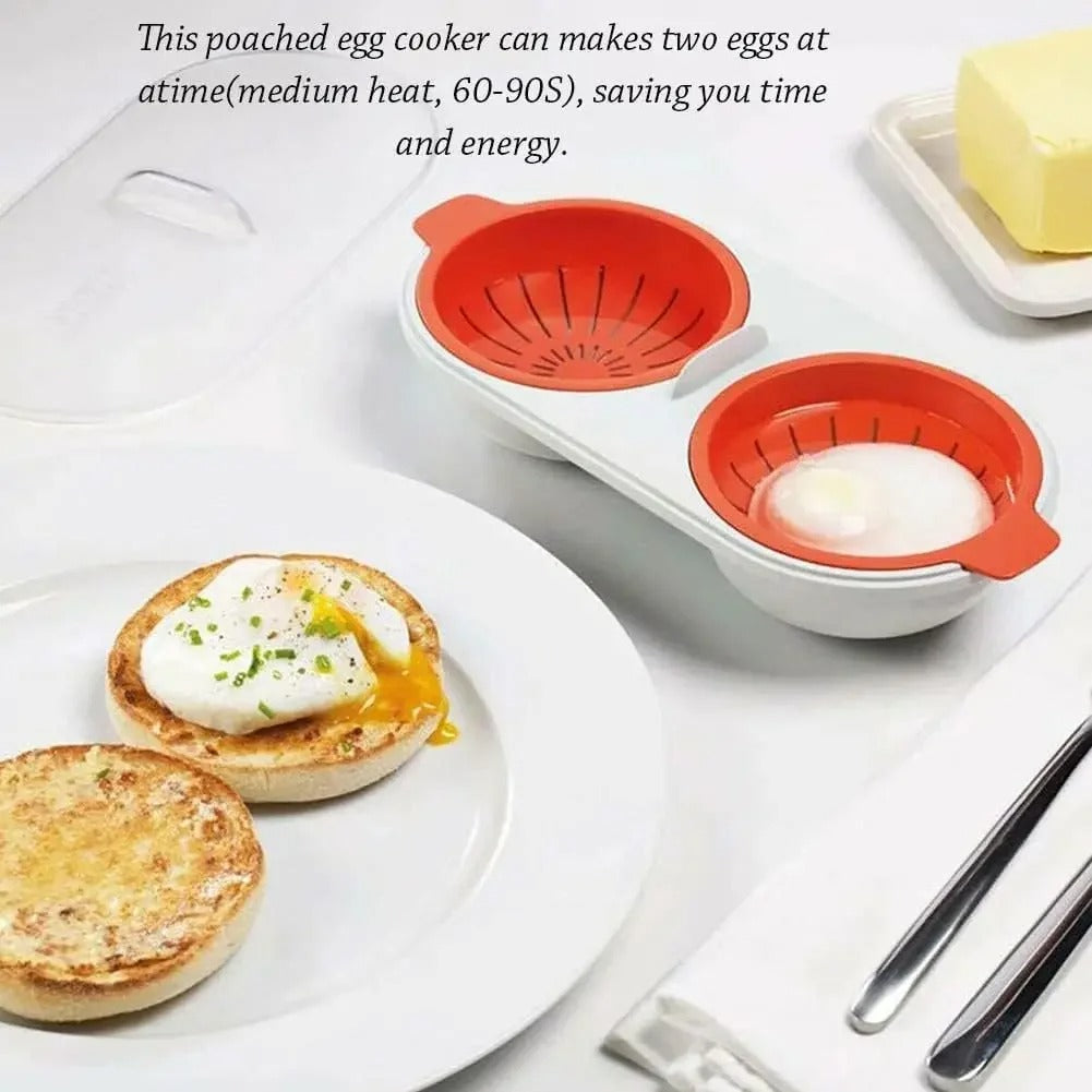 Practical Microwave Egg Cooker - Quick and Easy Preparation