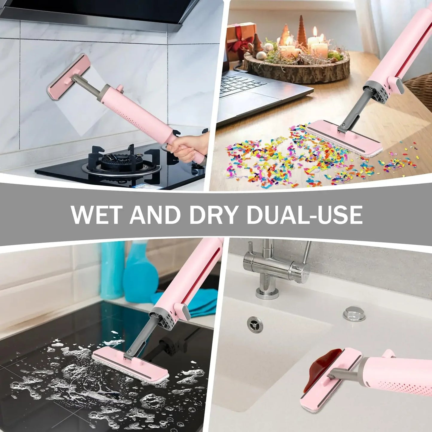 Self - Cleaning Mini Mop - Compact & Efficient