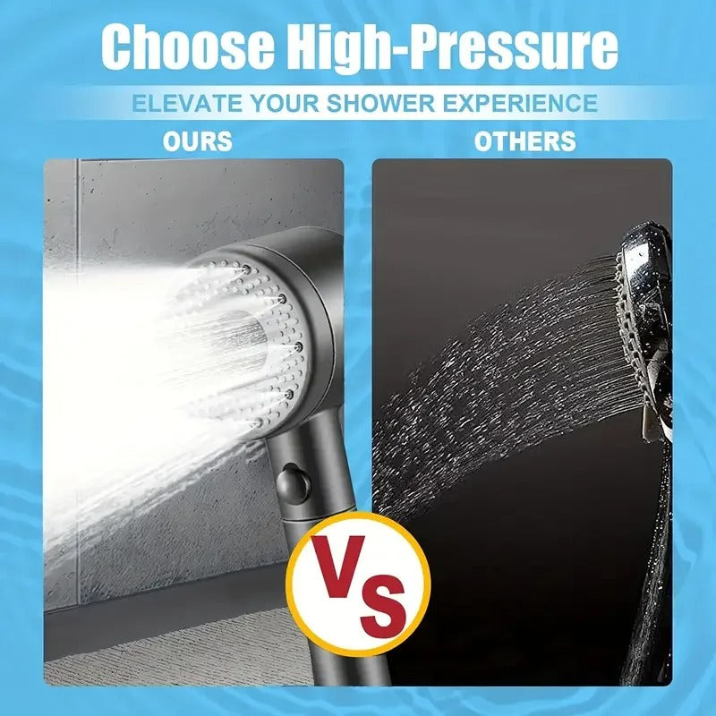 High - Performance Shower Filter with Water Pressure Booster