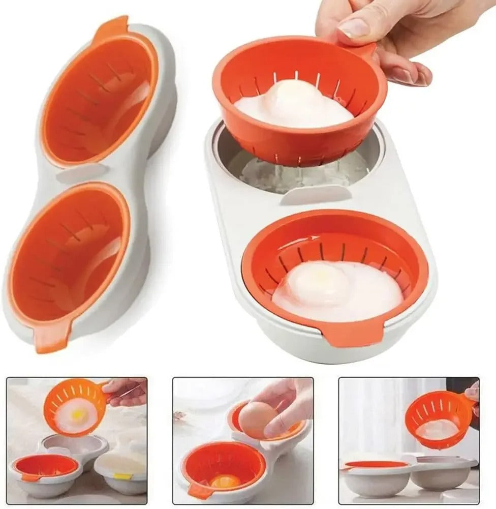 Practical Microwave Egg Cooker - Quick and Easy Preparation