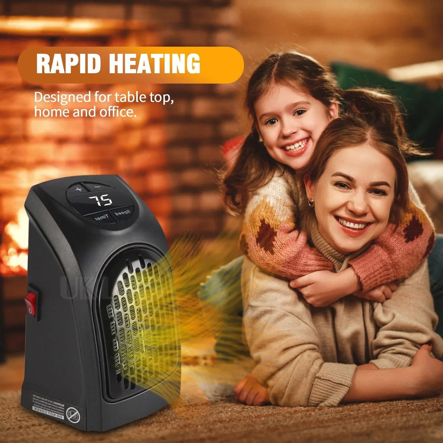 Portable Mini Heater - Efficient, Safe and Can Be Used Anywhere