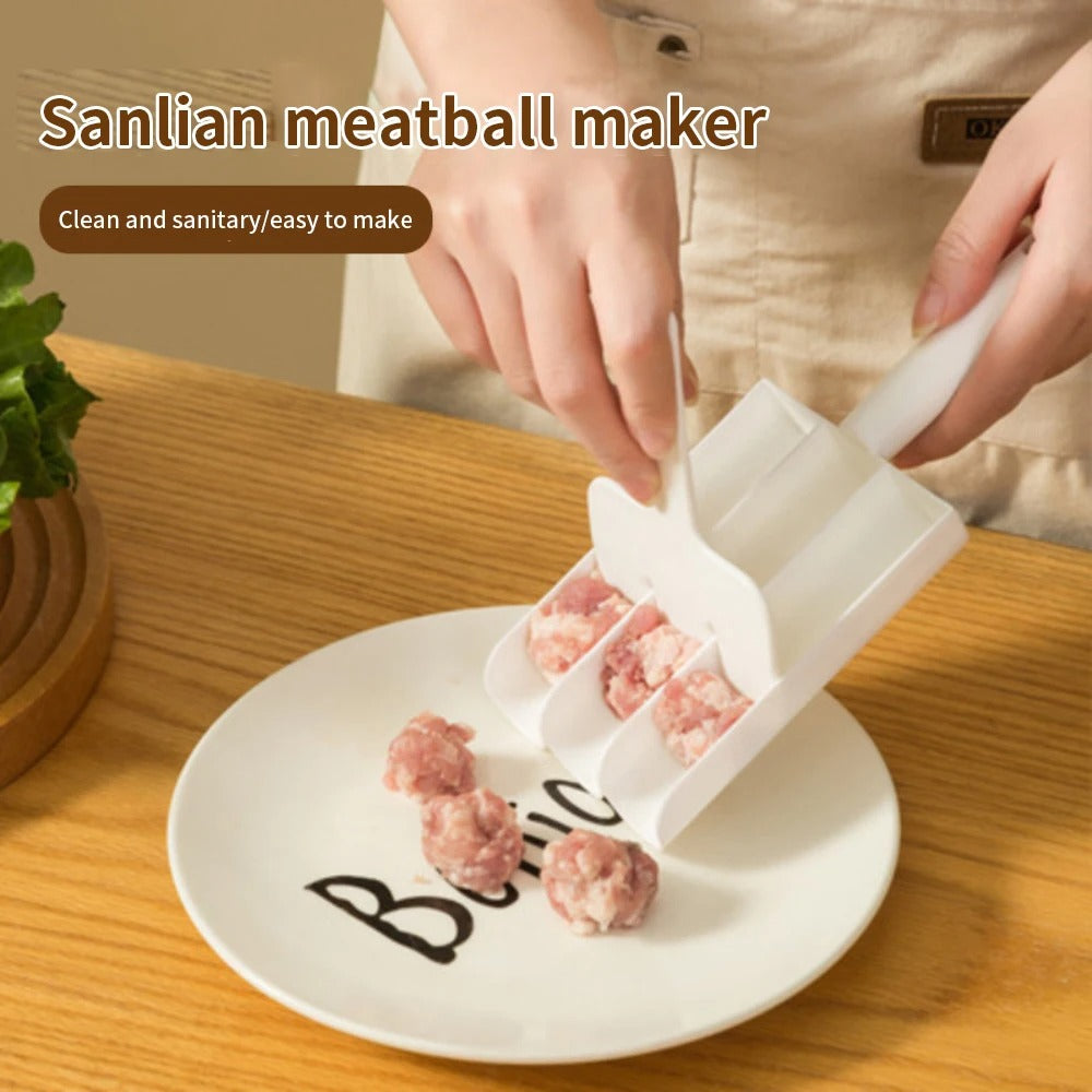 Three - Ball Meat Shaper - Perfect Meatballs in No Time at All!
