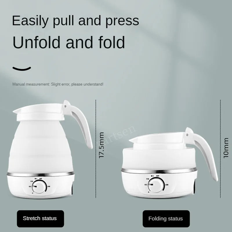 Foldable Silicone Travel Jugs with Universal Plug