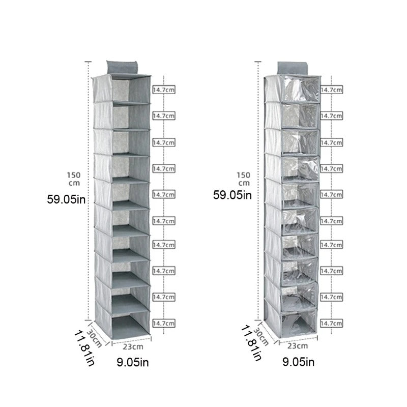 Practical 10 - Compartment Hanging Organiser for Shoes and Accessories