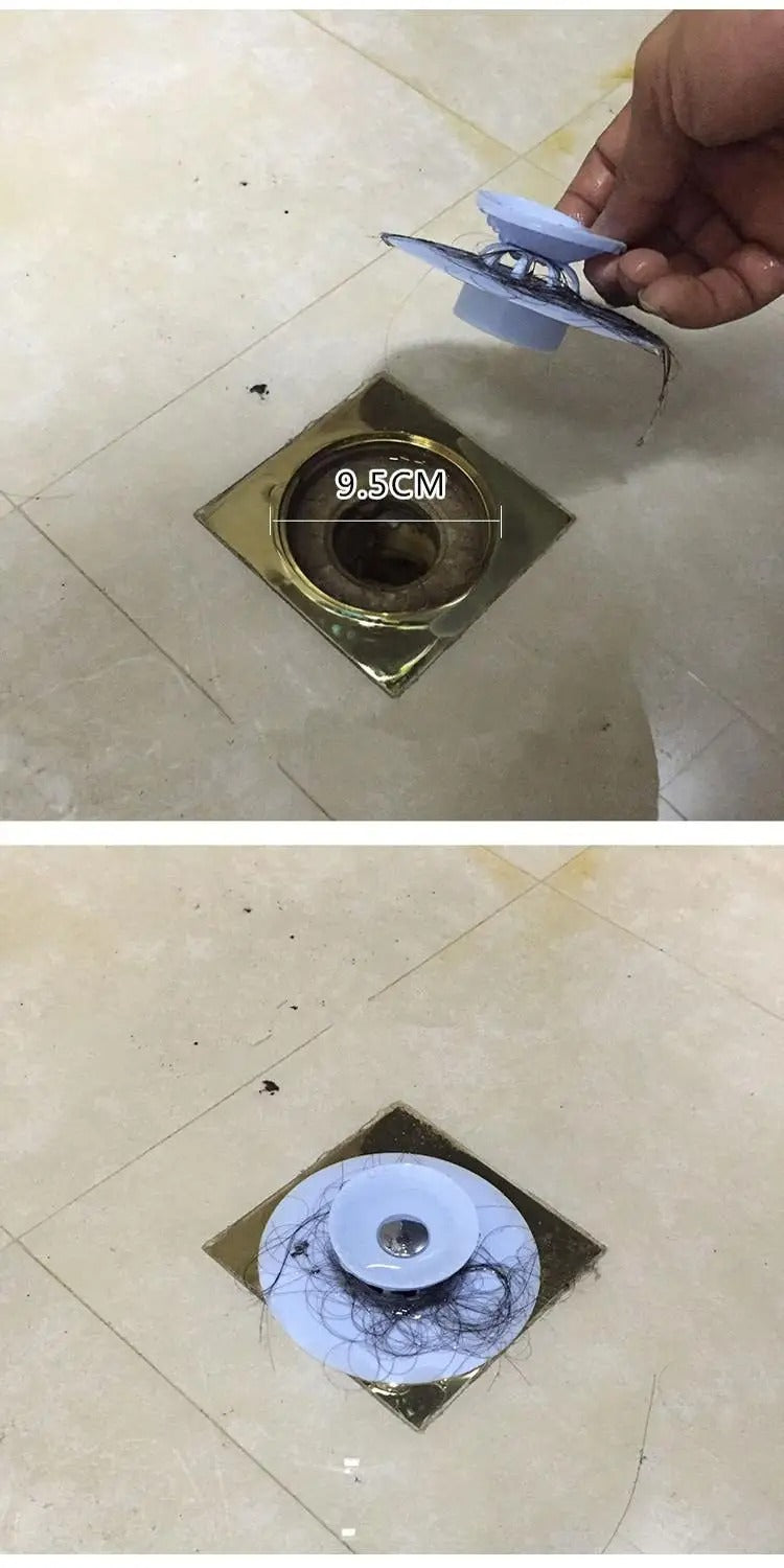 Flexible Drain Plug with Hair Strainer