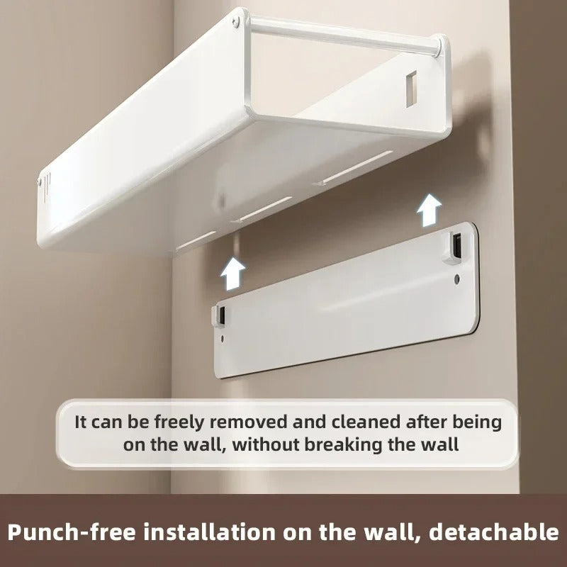 Self - Adhesive Wall Shelf - Practical Storage Without Drilling