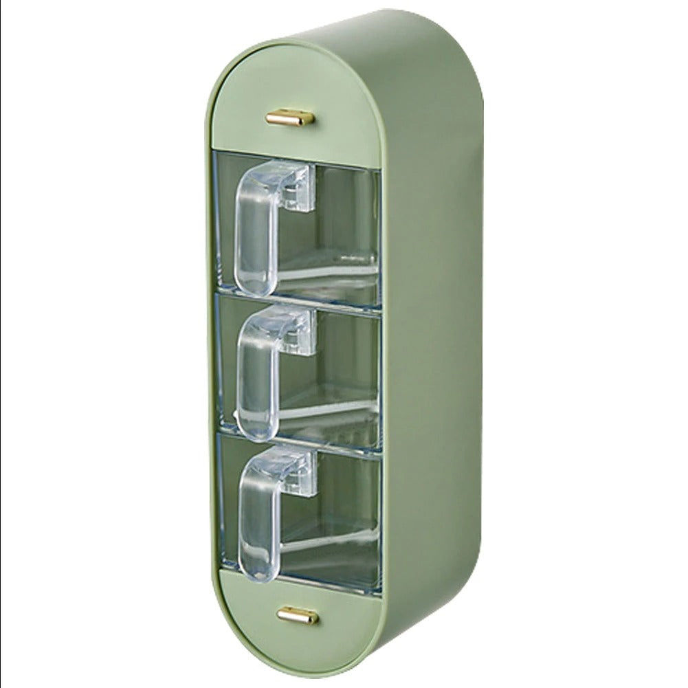 Space - Saving Spice Box for Wall Mounting - Organisation & Convenience in Your Kitchen!