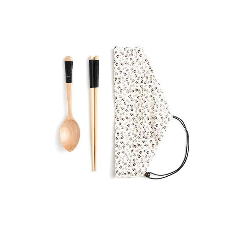Sustainable Bamboo Cutlery Set - Portable, Stylish and Environmentally Friendly