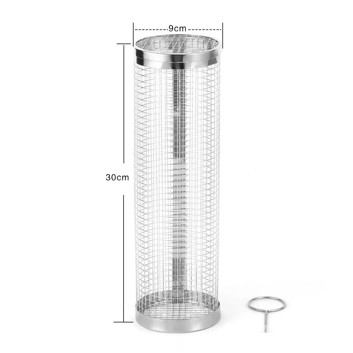 Rotatable Stainless Steel Grill Cage