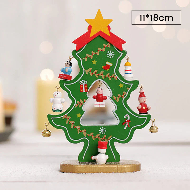 Diy Wooden Christmas Tree Set - Design Your Own Festive Tree