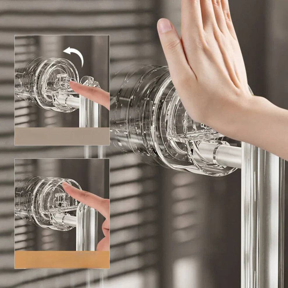 Flexible Door Handle with Suction Cup