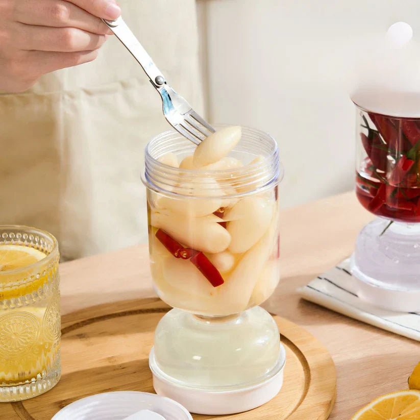 Multifunctional Storage Jar with Drip Sieve