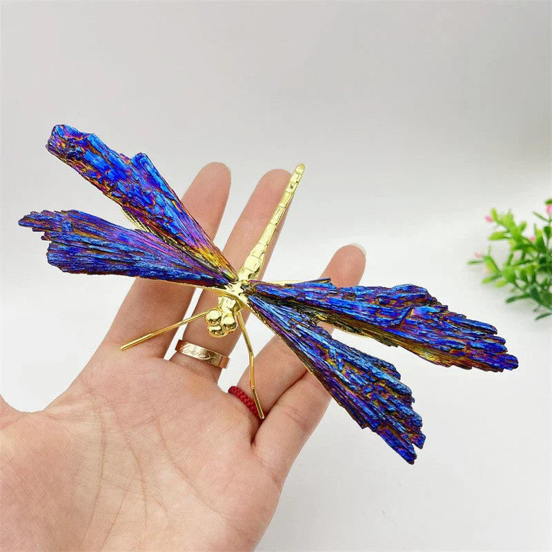Colourful Crystal Dragonfly Decoration