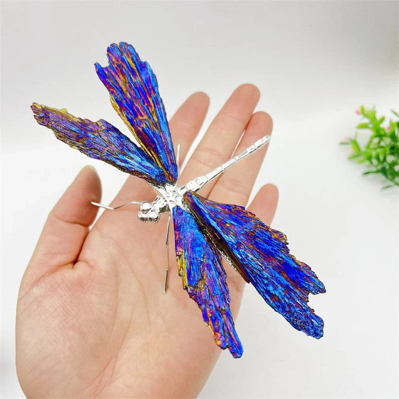 Colourful Crystal Dragonfly Decoration
