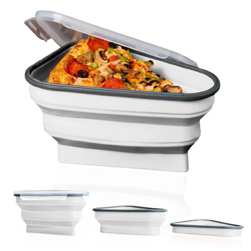 Space - Saving Silicone Pizza Box - Keeping Fresh Made Easy!
