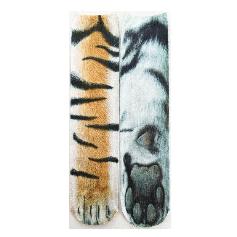 3d Animal Paw Socks