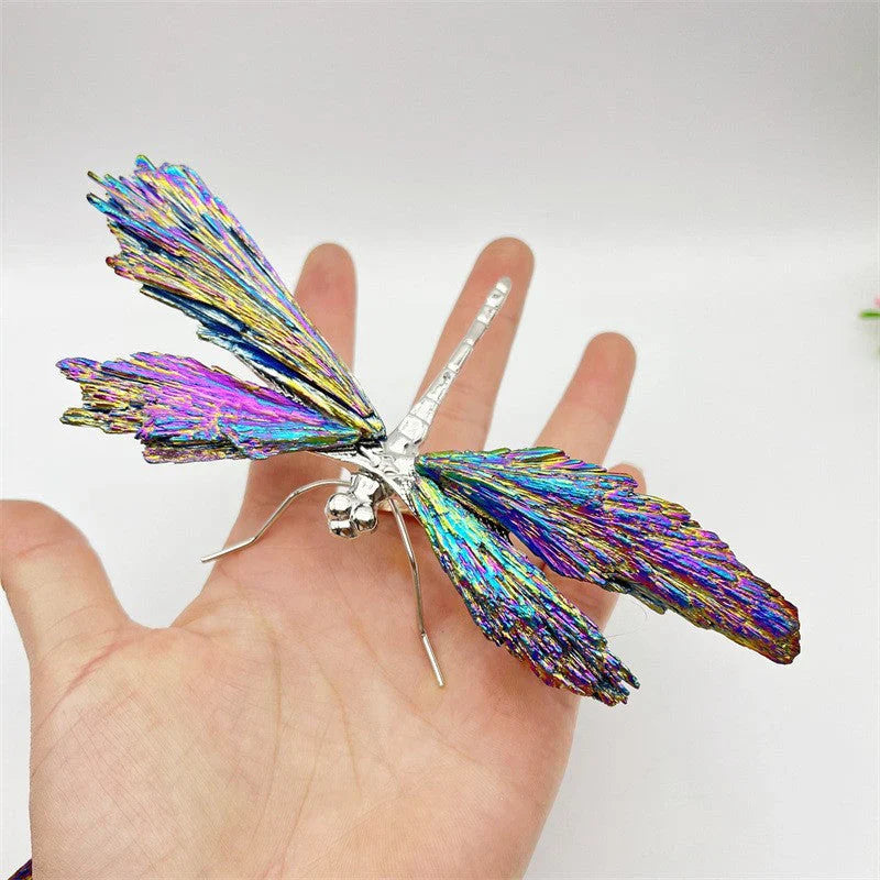 Colourful Crystal Dragonfly Decoration