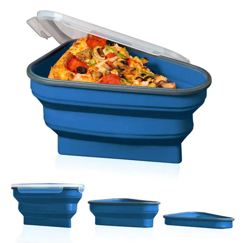 Space - Saving Silicone Pizza Box - Keeping Fresh Made Easy!