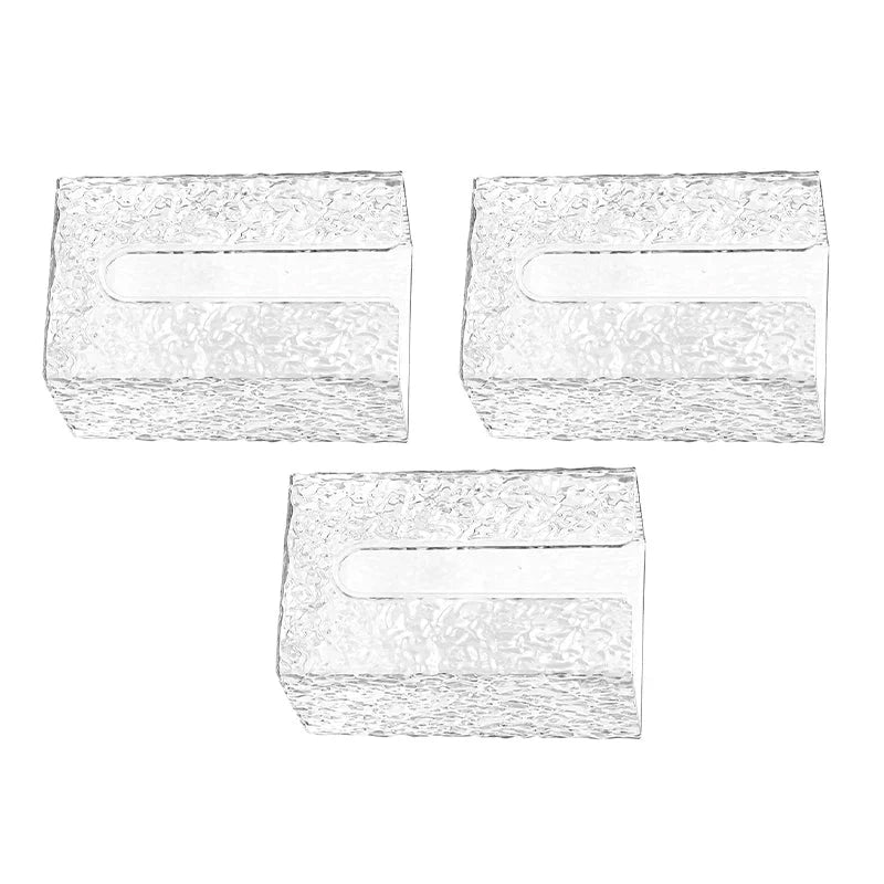 Multifunctional Tissue Box " Frostglanz " - Elegant Storage Solution