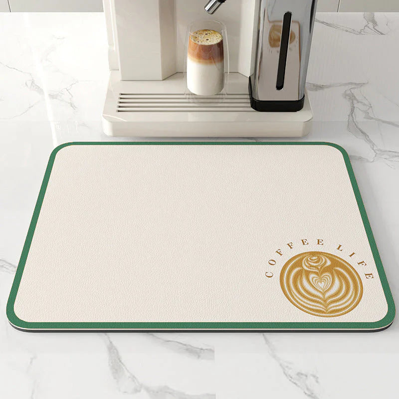 Ultra - Absorbent Kitchen Draining Mat - Quick - Drying & Hygienic
