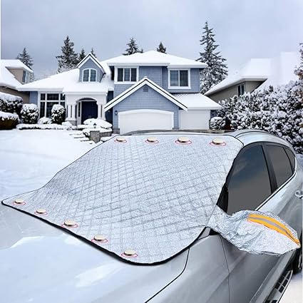 Magnetic Car Windscreen Cover for the Winter