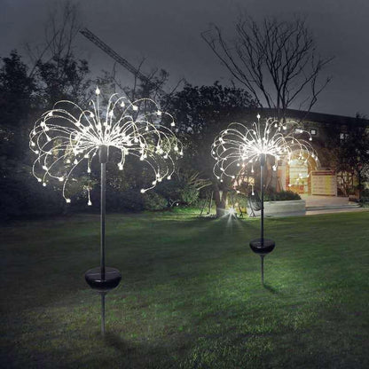 Solar Garden Lights with Firework Effect