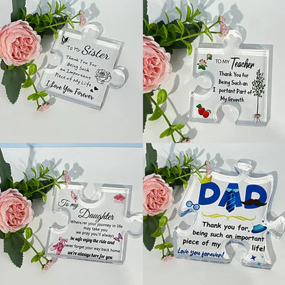 Acrylic Puzzle Decoration - Symbol of Solidarity