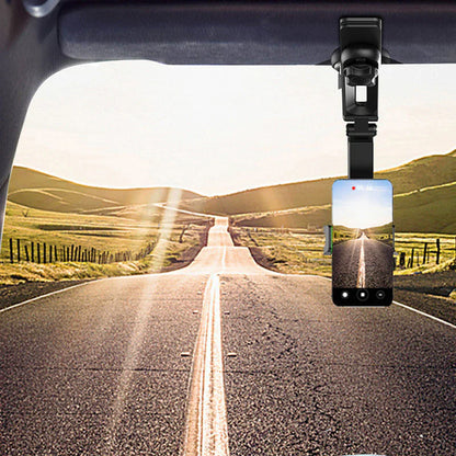 Rotatable Sun Visor Mobile Phone Holder - Safe & Flexible When Travelling!