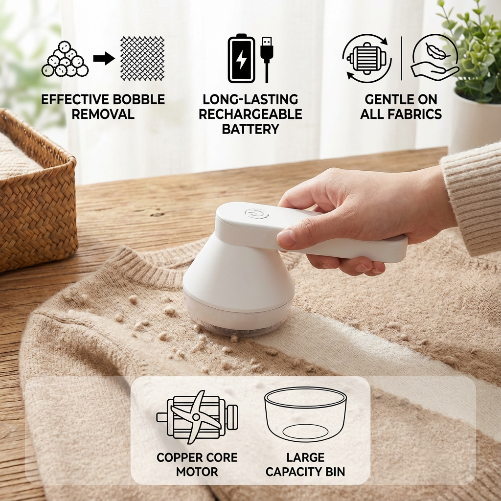 Rechargeable Clothes Bobble Remover