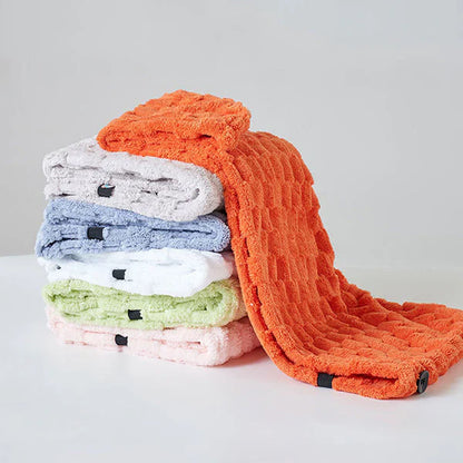 Microfibre Hair Drying Towel - Gentle & Fast Drying for Healthy Hair!