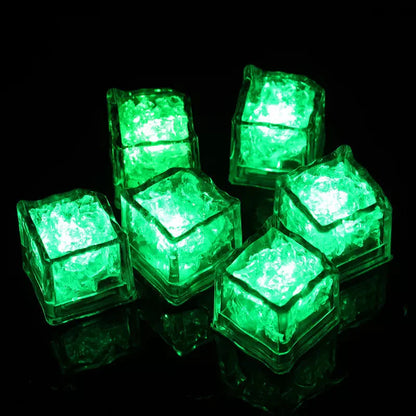 Led Ice Cube Lights - Multicoloured Lighting Set (12 Pieces)