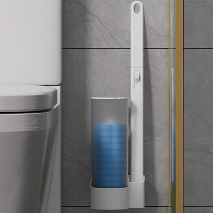Disposable Toilet Brush with Refill Heads