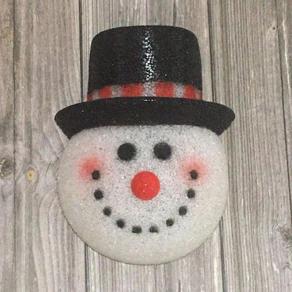 Wintery Snowman Lampshade for the Veranda