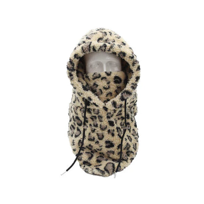 Fleece Outdoor Hood with Multiple Functions