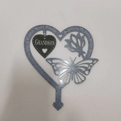 Memory Butterfly Decoration with Heart