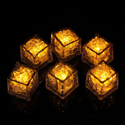 Led Ice Cube Lights - Multicoloured Lighting Set (12 Pieces)