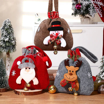 Christmas Gift Bags in Doll Style