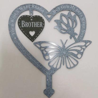 Memory Butterfly Decoration with Heart